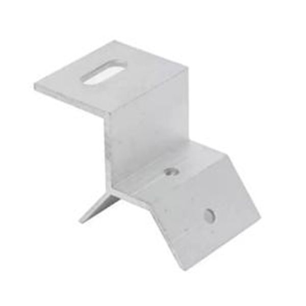 Powder Coated Aluminum Semi Circular Solar Mounting Clamps Pv Module Clamps