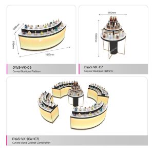 Perfume Display Showcase Hot Selling Products Promotion Skincare Display Rack
