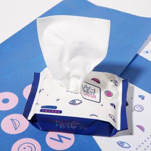 China 100% America Cotton Makeup Cleaning Wipes Multi Purpose For Baby And Female on sale