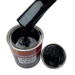 M202 2K Blend Black Automotive Refinish Mixing Paint with Gray-Yellow Undertone