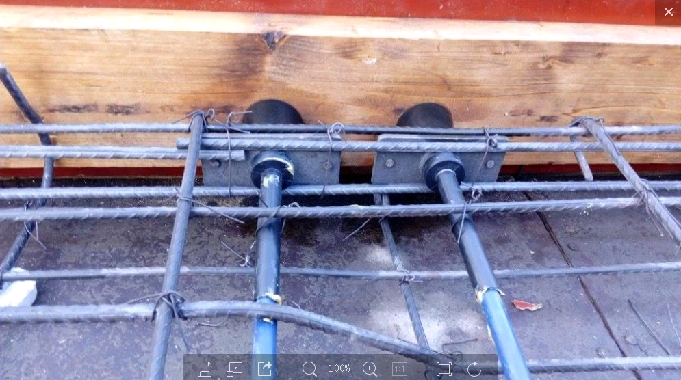 Cast Iron Post Tension Accessories / Unbonded Monostrand Post Tension Wedges