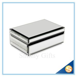 Silver Royal Design Mirror Jewellery box packaging Gift Box