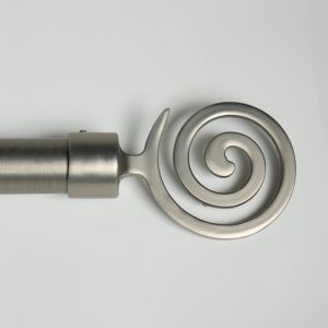 Customized Matte Black Adjustable 35mm Curtain Pole Ends