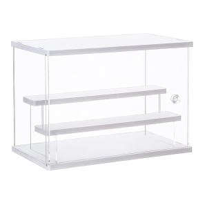 Quality 3-Layer Transparent Acrylic Box Display Case Holder Cube With Door Collection Mini Action Character for sale