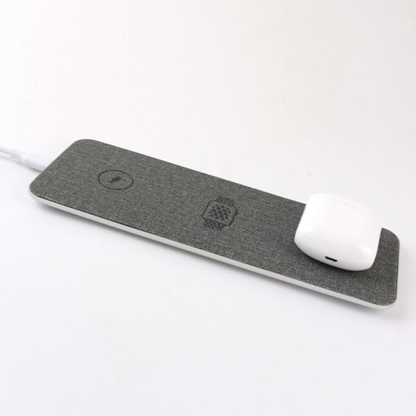 Weave Surface Face Mobile Phone Wireless Charger for Earphone 15w 20w