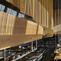 Quality High Strength Ceiling Design Curtain , Lightweight Flexible Wire Mesh Curtain for sale