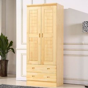 Waterproof Wood grain Laminated MDF Board Wardrobe Cabinets