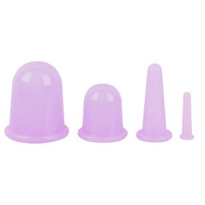 Reusable Silicone Cupping Set For Anti Rheumatic And Detoxifying