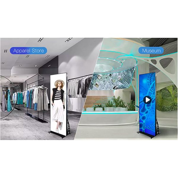 Hd Advertising High Brightness Poster Led Screen Vertical Digital Signage Display