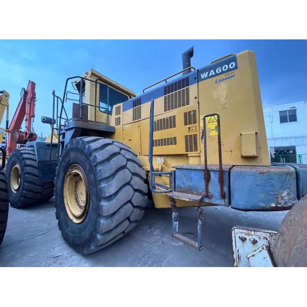 Japan Original Used Komatsu WA600 Big Front End Wheel Loader KOMATSU WA600-6 WA600-8 WA380 Sale