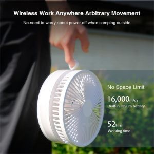 HEBRONFAN Custom Printed Folding Pedestal Fan Plastic Material