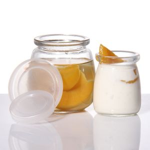 Stackable Dessert Glass Jars Storage 200ml 300ml Customized