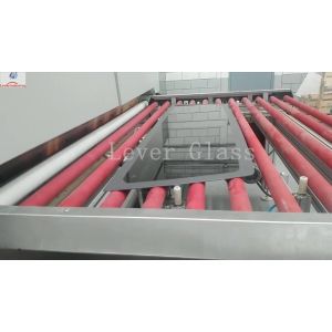 Automotive Rear Glass Toughening Furnace , Glass Tempering Furnace With Moulds