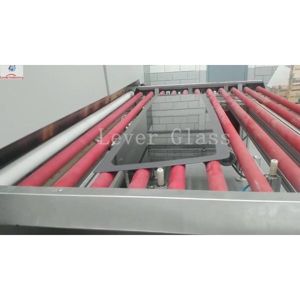 Automotive Rear Glass Toughening Furnace , Glass Tempering Furnace With Moulds