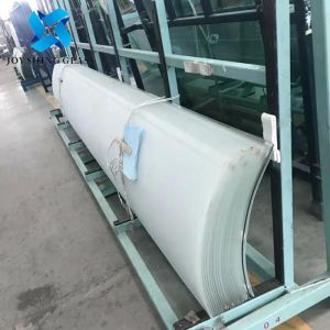 Custom Size 12mm Bent Toughened Glass For Spiral Stairs