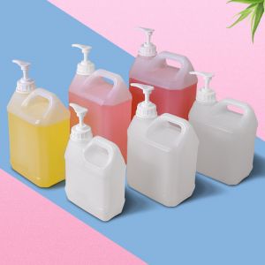 Quality Square Hand Pressed Pump Lotion Cream Container Liquid Soap Plastic Bottle for Shampoo for sale