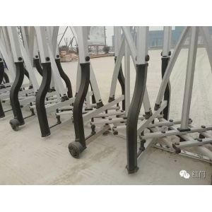 Aluminium Trackless Automatic Folding Gate With Self Align Motor