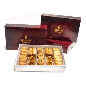 Custom Logo Luxury Empty Paper Food Sweet Turkish Baklava Boxes Gift Packaging