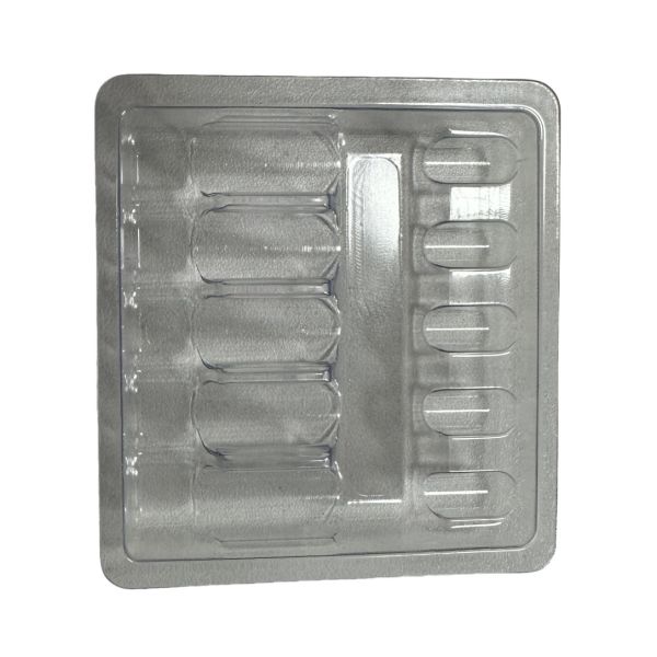 PET Fragile Goods Packaging Tray Glass Bottle Fixed Packaging Tray Water Injection 1ml 2ml 5ml 10ml Ampoule Tray