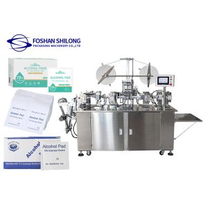 Automatic Medical Alcohol Swab Machine 2.5KW For Disinfection