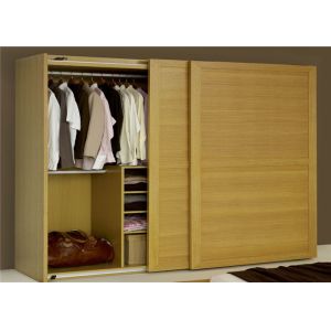 Free Standing Hinged Door Wardrobes Bedroom Shutter Door Wardrobe For Family