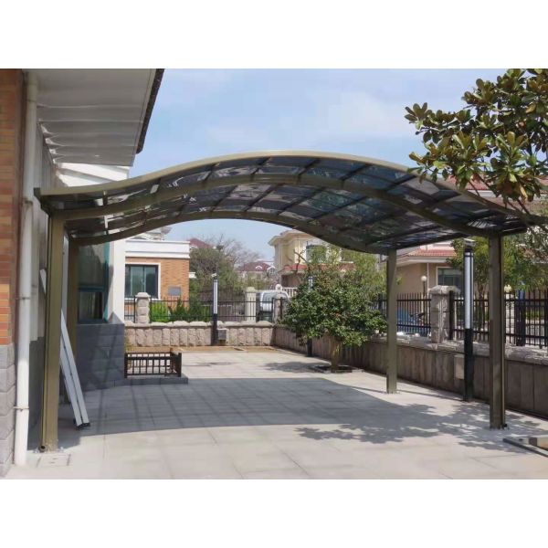 Anodized Large Aluminum Profiles Sun Canopy Awning For Car Parking