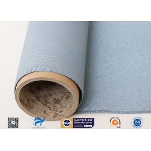 Grey Silicone Coated Fiberglass Fabric 31OZ 0.85MM Industrial Welding Blanket