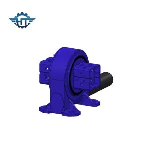 Compact VE5 Worm Gear Slew Drive With Electric Motor For Heating System