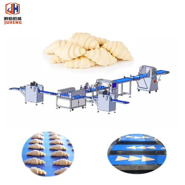 Buy Antibacterial Belt Industrial Croissant Machine Maker Chinese Bakery Equipment at wholesale prices