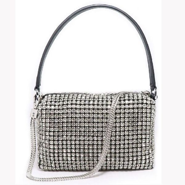 Buy Rhinestone Womens Messenger Handbag 17x6x11cm at wholesale prices
