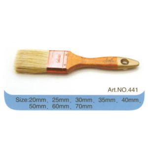 Quality High quality wooden handle pure bristle 2&quot; 3&quot; 4&quot;paint brush No.441 for sale