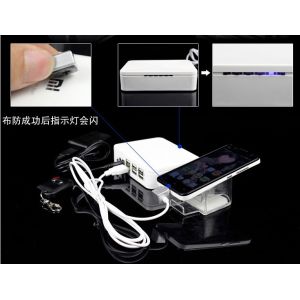 COMER Universal anti theft secure tablet shelves with alarm system