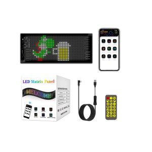Flexible LED Sign Board 16*32 App Control Programmable Message Scrolling Display