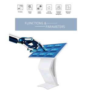 49 Inch Exhibition Hall Interactive Self Service Kiosk Vertical Touch Screen