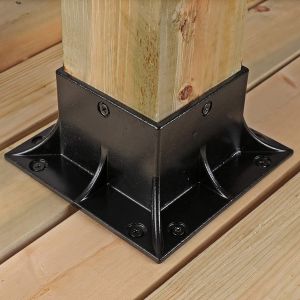 Custom Metal Fabrication Structural Assembled Pedestal Post Base Welding Parts