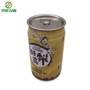 China CMYK Printing Pear Juice 240ml Beverage Tin Can on sale