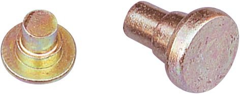 Buy Brass Finished Round Head Solid Rivet For Furniture Connecting at wholesale prices