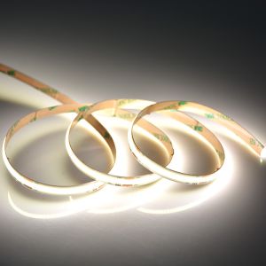 COB LED Linear Strip Lighting DC12V 24V 5MM/8MM/10MM White PCB Single Color