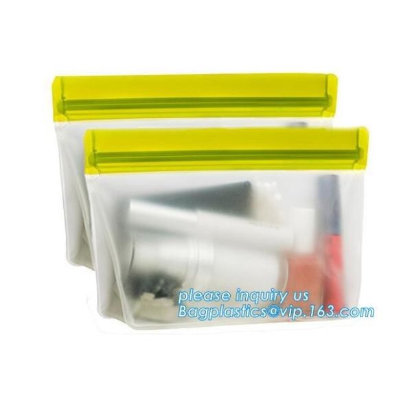 China manufacturer custom foodgrade reusable peva food storage bag, Reusable
