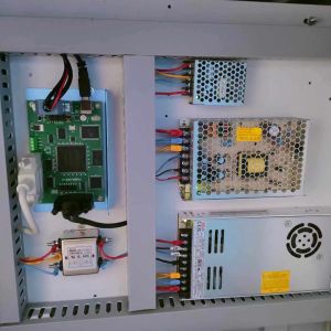 Automatic Batch Marking Fiber Laser Marker With Conveyor Belt For Irregular