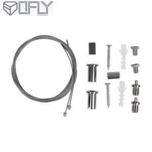 Suspended Aluminum LED Strip Extrusions Anodized 30mm Round 270 Degree