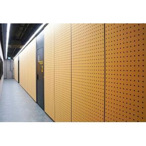 Quality Office Wall Sound Absorption Wooden Perforated Acoustic Panel Soundproofing Board for sale