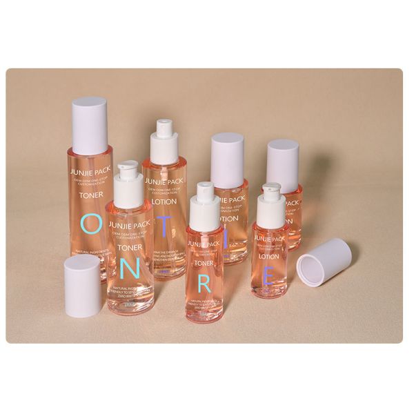 Modern Design Custom PET Perfume Toner 50ml 80ml 100ml 150ml 180ml Spray Lotion Bottle Luxury Plastic Cosmetic Packaging