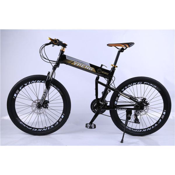 High quality OEM 36 spoke wheel 21 speed 40mm rim black aluminium alloy folding hummer mountain bicicletas