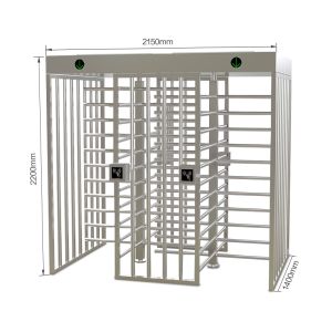 Outdoor Indoor Full Height Turnstile Pedestrian Turnstyle Gates