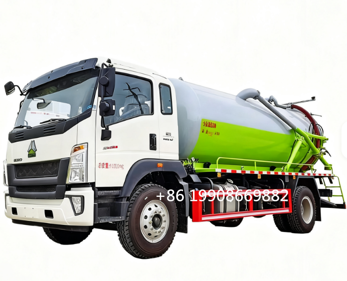 Dongfeng 4x2 Driver 8000L Sewage Suction Truck