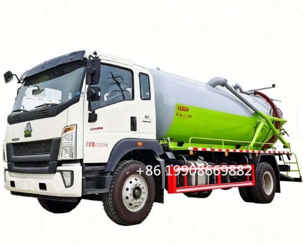 Dongfeng 4x2 Driver 10000L Sewage Suction Truck with Vacuum Pump for Sucking