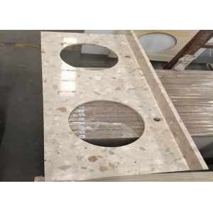 White Quartz Countertops With Aqua And Brown Flecks kitchen countertops