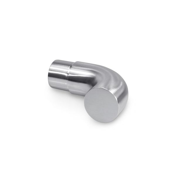 Buy Stainless Steel Terrace Railings Wall Return Handrail End in Round at wholesale prices