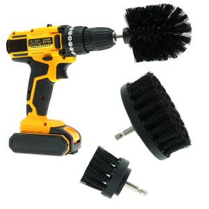 Quality 3 Pack Auto Power Drill Scrubber Carpet Scrubber Drill Attachment for sale